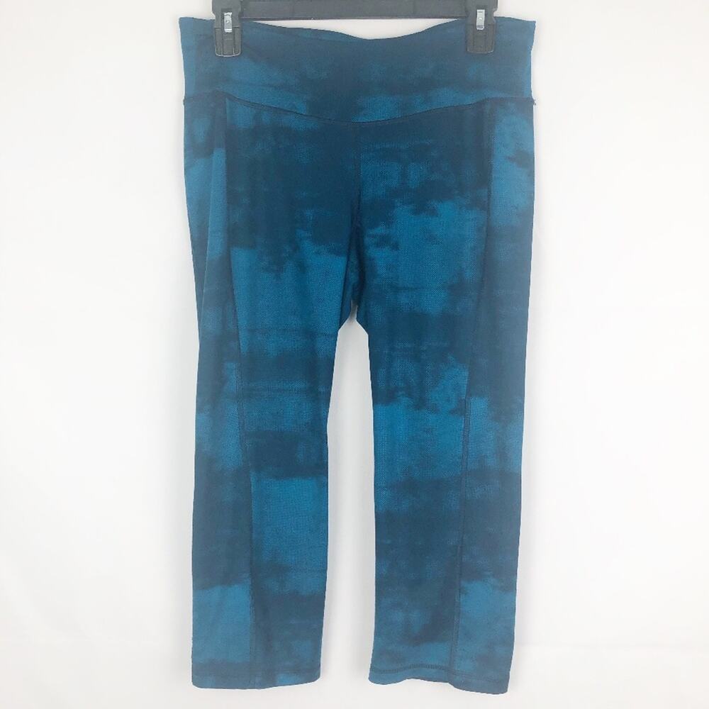 Old Navy Sports Capri Blue Leggings Size Large